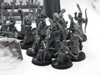 Elfi Alti Arcieri Lanceri Balista Warhammer 33 pz