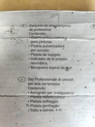 Kit aire comprimido profesional EINHELL