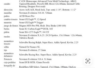 Bicicleta Cube Elite One Talla M