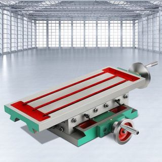 Mesa de Fresado 17.7×6.7Pulgadas (450 x 170 mm) Mesa de Fresado Deslizante Compuesta de 30KG Mesa de Trabajo Multifuncional Fresadora Cruzada Compuesta de 2 Ejes 4 Maneras para Todos los Soportes ...