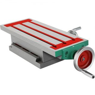 Mesa de Fresado 17.7×6.7Pulgadas (450 x 170 mm) Mesa de Fresado Deslizante Compuesta de 30KG Mesa de Trabajo Multifuncional Fresadora Cruzada Compuesta de 2 Ejes 4 Maneras para Todos los Soportes ...