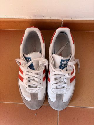 Adidas Samba Blancas y Rojas