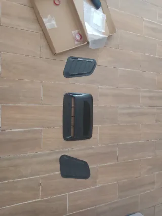 Tomas de aire coche negro