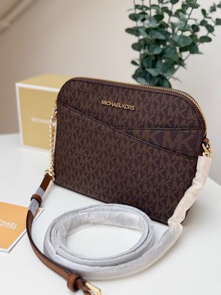 Bolso Michael Kors Marrón y Dorado