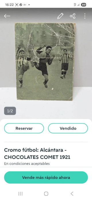 Cromo Alcantara 1922 - FC Barcelona y 4 cromos mas