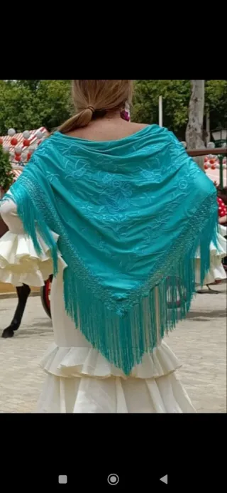 Traje Flamenca crudo