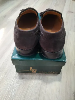 Mocasines Castellano ante marrón borlas 41