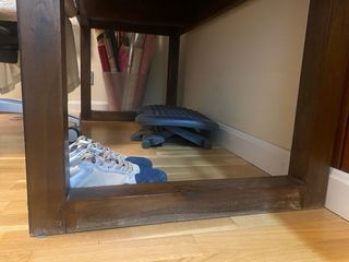 Escritorio Banak Importa Teca Maciza 5 Cajones