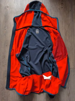 Chaqueta Millet Naranja y Gris