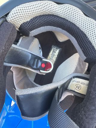 Casco Moto Enduro Cross Acerbis Azul/Gris/Blanco