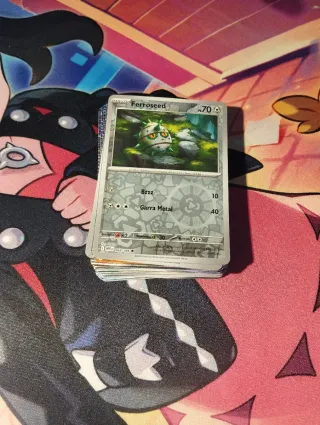 Pack de cartas llama blanca y fulgor negro holo