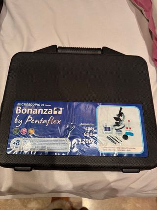 Telescopio Pentaflex Azul + microscopio