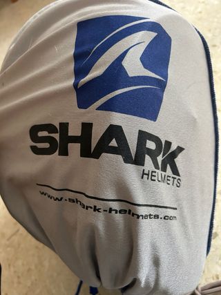 Casco Shark Talla S Diseño Floral Azul