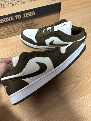 Nike Air Jordan 1 Low Marrones y Blancas