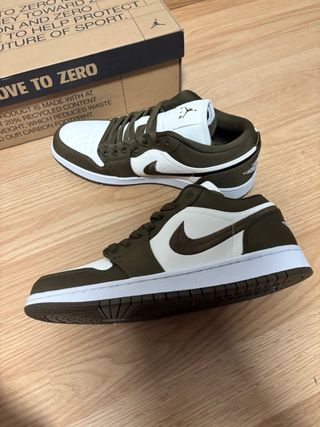 Nike Air Jordan 1 Low Marrones y Blancas