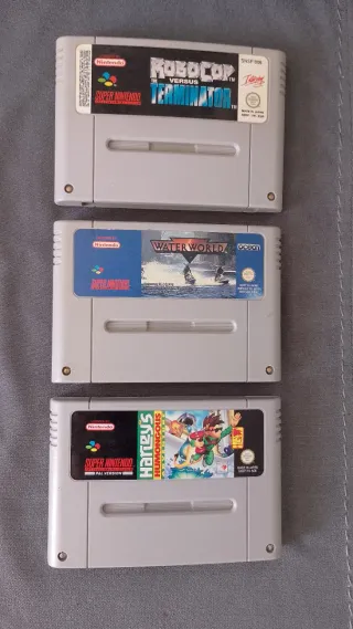 Lote Super Nintendo SNES Cartuchos supernes