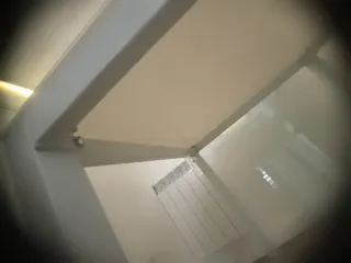 Mesa de centro cristal y metal