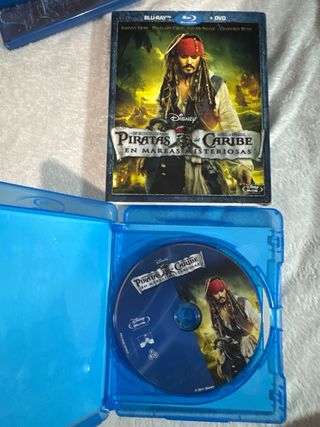 Pack 4 Películas Piratas del Caribe Blu-ray/DVD
