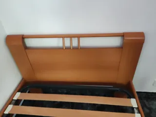 Cama individual madera 105x200 con somier