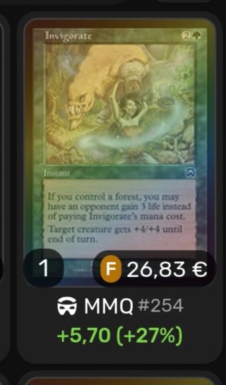 MTG Invigorate - Vigorizar 24 FOIL