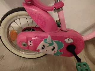 Bicicleta niños rosa unicornio DINO BIKE