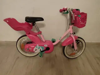 Bicicleta niños rosa unicornio DINO BIKE