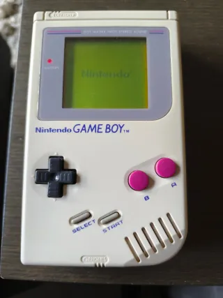 Nintendo Game Boy + Pokémon Azul + Cable Link