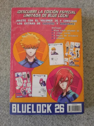 Extras del tomo 26 del manga Blue Lock