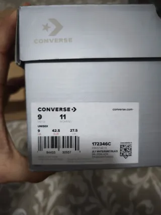 Botas Converse Blancas y Negras