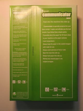 3 risme pacco carta A4 Mondi Communicator