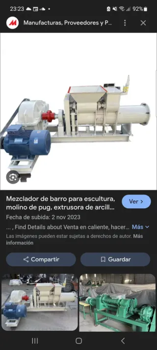 Compactadora de barro industrial