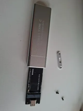 Disco duro SSD 500 GB + Estuche USB-C