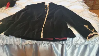 Traje Fallera Negro y Dorado