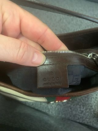 Borsa Gucci Reins Beige/Marrone