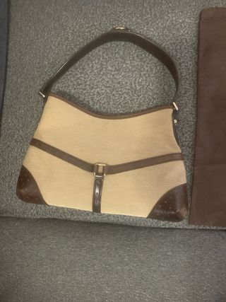 Borsa Gucci Reins Beige/Marrone