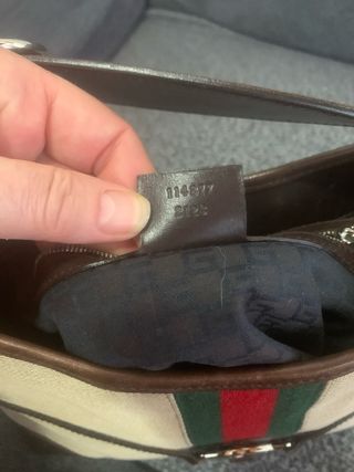 Borsa Gucci Reins Beige/Marrone