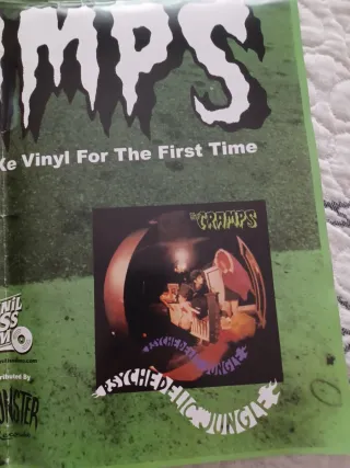 Póster The Cramps Reissued Deluxe Vinyl