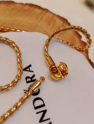 Collar Pandora Corazón Dorado