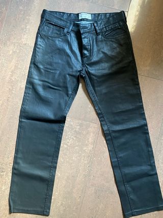 Pantalón Springfield Negro Encerado