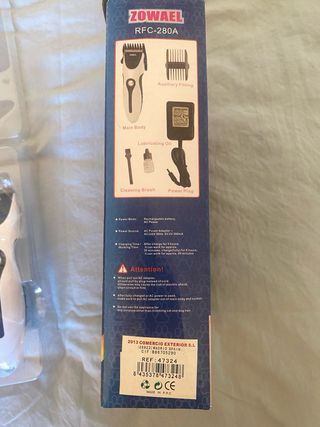 Máquina Cortapelo Perro ZOWAEL RFC-280