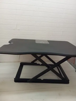 Mesa escritorio elevable negra