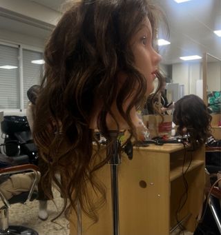 Peluca Pelo Natural Marrón Giubra