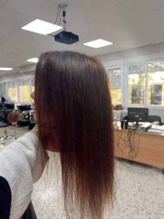 Peluca Pelo Natural Marrón Giubra