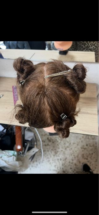 Peluca Pelo Natural Marrón Giubra