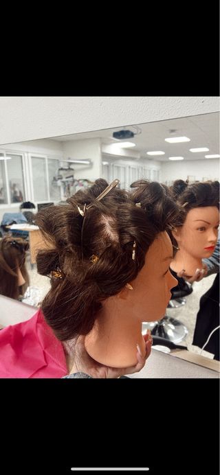 Peluca Pelo Natural Marrón Giubra