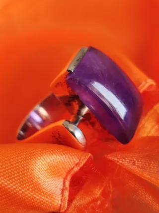 Anillo de Plata 925 con Amatista