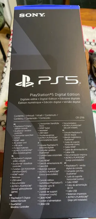 PS5 Digital Edition 825GB 'precintada'