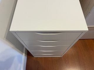 Cajonera blanca escritorio