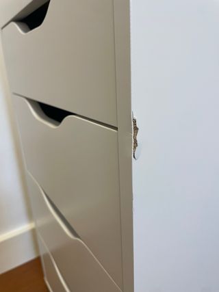 Cajonera blanca escritorio