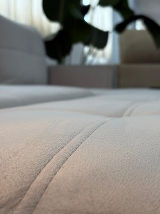 Sofá Cama Gris Terciopelo 210x145cm